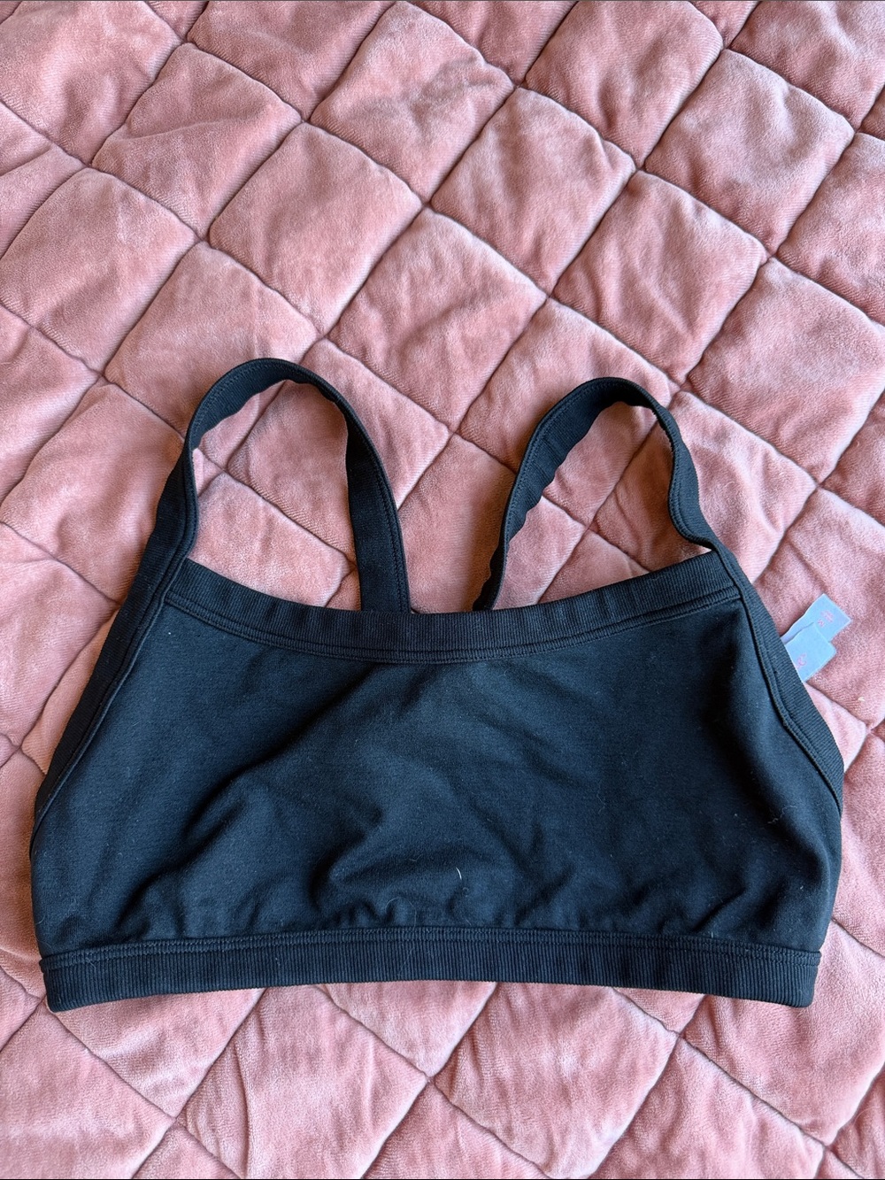 Colsie Black Comfort Crop Bralette - Womens Intimates